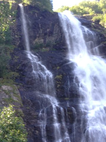 Brekkefossen Waterfall in Norway